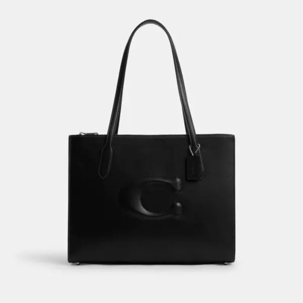 GUC Coach Nina Tote in Black/Silver